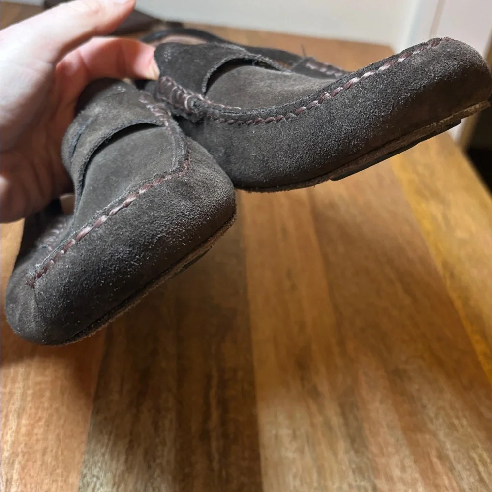 Banana Republic Brown Suede Loafer Driving Moc Size 9.5